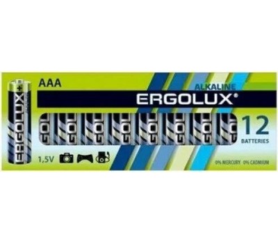 батарейки ERGOLUX (15198) Alkaline BP12 LR03