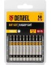 Набор бит DENZEL Набор бит TORX 20х50, сталь S2, шестигранный профиль, 10 шт. 11669
