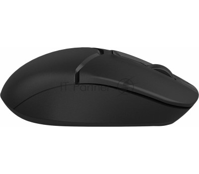 A4TECH Мышь Fstyler FG12 черный оптическая (1200dpi) беспроводная USB (3but)