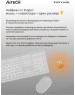 A4TECH Мышь Fstyler FG12 черный оптическая (1200dpi) беспроводная USB (3but)