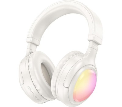 Наушники HOCO (6942007618823) W48 Bluetooth 5.3 Milky White