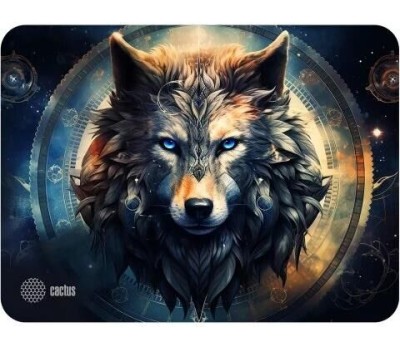 CACTUS Wolf рисунок, ткань, 400х300х3мм [cs-mp-pro20xl]