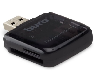 BURO Устройство чтения карт памяти USB2.0 BU-CR-110 черный