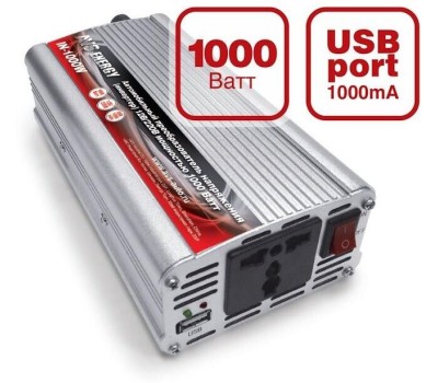 Автоинвертор AVS IN-1000W-24 24/220V (A07074S)