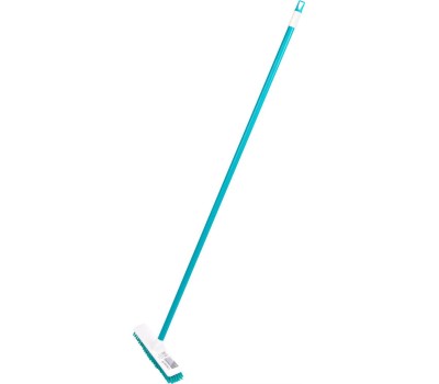 PALISAD HOME Щетка пластмассовая для чистки ковров, 27 cм, c черенком, 120 см, бирюзовая щетина, Home Palisad 935505