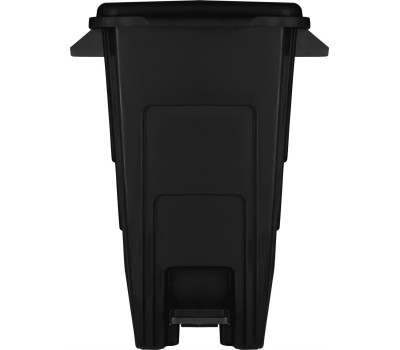 Контейнер SPIN&CLEAN SC700921028 Freestyle для мусора с крышкой, на колесах, с педалью, 130л (PP), черный