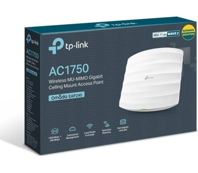 TP-LINK SMB TP-Link EAP245 AC1750 Потолочная точка доступа Wi-Fi AC1750