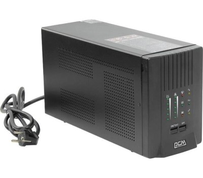 PowerCom Smart King Pro+ SPT-1000-II LCD ИБП {Line-Interactive, 1000 ВА / 800 Вт, Tower, 8xC13 с резервным питанием, USB, SNMPslot} (1152559)