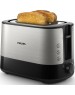 PHILIPS Тостер HD2637/90 830Вт черный/серебристый
