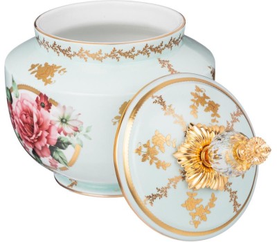 Ваза LEFARD ВАЗА С КРЫШКОЙ 23*23*28 СМ 46-1351