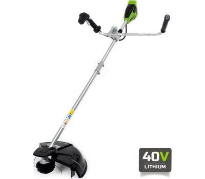 GREENWORKS Триммер электрический GD40BCB, аккумуляторный, 40В, без АКБ, без ЗУ [2105707]