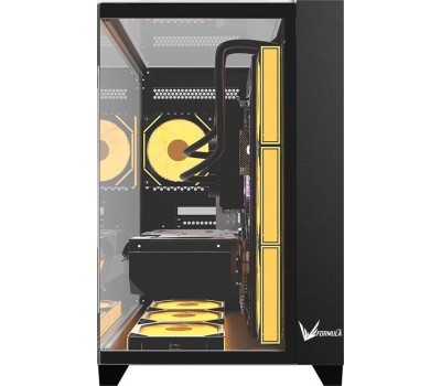 Корпус для ПК FORMULA Корпус ATX Crystal Z9, Midi-Tower, без БП, черный [crystal z9 b]