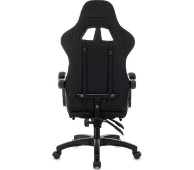 Кресло компьютерное игровое ZOMBIE Кресло игровое Shadow, ткань, до 120кг, черный/серый