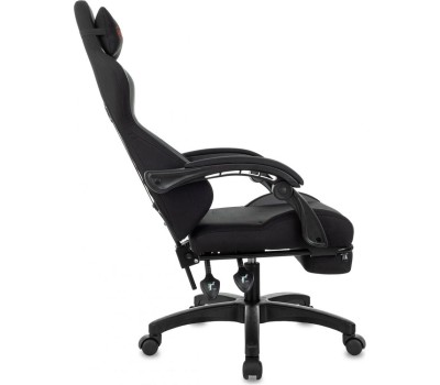 Кресло компьютерное игровое ZOMBIE Кресло игровое Shadow, ткань, до 120кг, черный/серый