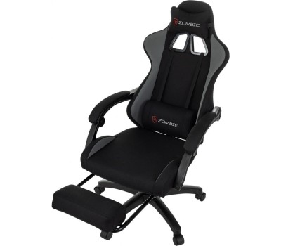 Кресло компьютерное игровое ZOMBIE Кресло игровое Shadow, ткань, до 120кг, черный/серый