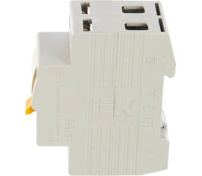 IEK Выключатель дифф. тока (УЗО) ВД1-63 (MDV10-2-025-030) 25A 2П 230В 2 модуля белый (упак.:1шт)