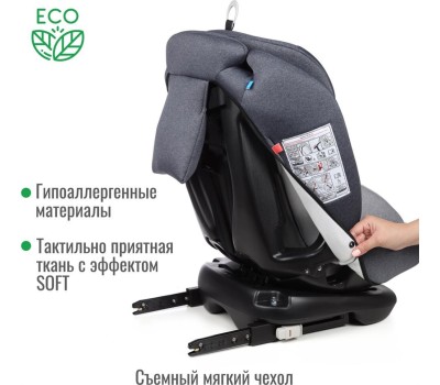 Автокресло детское SMART TRAVEL УУД Boss Isofix гр.0+/I/II/III, Blue