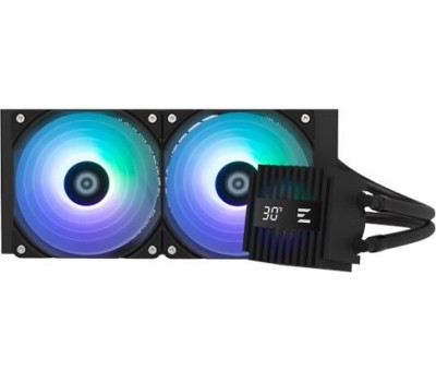 ZALMAN Система водяного охлаждения Alpha2 A24, LCD, 4-pin, ARGB, 120мм, черный, retail [alpha2 a24 black]