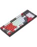 Клавиатура A4TECH Клавиатура Bloody WS98 Naraka, беспроводная, USB, Bluetooth/Радиоканал, механическая, серый/красный