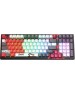 Клавиатура A4TECH Клавиатура Bloody WS98 Naraka, беспроводная, USB, Bluetooth/Радиоканал, механическая, серый/красный