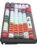 Клавиатура A4TECH Клавиатура Bloody WS98 Naraka, беспроводная, USB, Bluetooth/Радиоканал, механическая, серый/красный