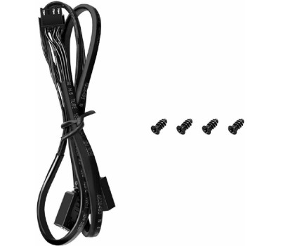 DEEPCOOL Вентилятор FD14 140мм, 4-pin, 1650об/мин, 25.6 дБ, ARGB, черный, Ret [r-fd14-bkapn1-g]