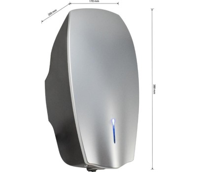 GFmark - Сушилка для рук, ПРЕМИУМ модель, СУПЕРМОЩНАЯ, СЕРАЯ, 1200Вт 6866