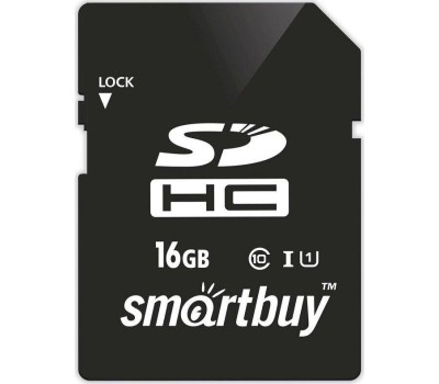 Карта памяти SMARTBUY (SB16GBSDCL10-00LE ) SDHC 16GB Class10