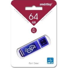 USB флеш SMARTBUY (SB64GBGS-DB) 64GB GLOSSY SERIES DARK BLUE USB 3.0