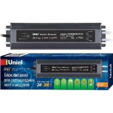 Герметичные (класс защиты IP 67) UNIEL (UL-00007580) UET-VAF-200B67 24V IP67 2 ВЫХОДА