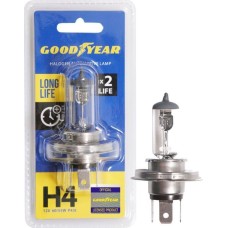Лампа галогенная GOODYEAR GY014123 лампа галогенная автомобильная Н4 12V 60/55W P43t Long Life (блистер)