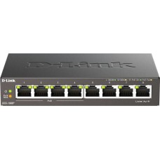 Коммутатор D-LINK DGS-1008P/F3A Black