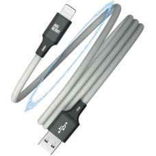 Кабель AKSBERRY (6900307940013) X164 Magnetic USB-A - Lightning, серый