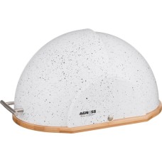 Хлебница AGNESS 938-014 NATIVE деревянная с пласт.крышкой 36*26*20см
