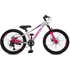 Велосипед LETO DRAGON серый/розовый С22003 00-00049041