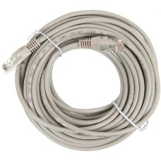 LANMASTER Патч-корд TWT-45-45-10-GY UTP RJ-45 вил.-вилка RJ-45 кат.5E 10м серый ПВХ (уп.:1шт)