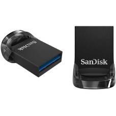 SANDISK Флешка Ultra Fit Hi-Speed USB 3.1 Flash Drive 128 GB. Цвет: черный