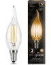 GAUSS Лампа LED E14, свеча на ветру, 7Вт, одна шт. [104801107]