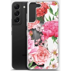 BORASCO Чехол (клип-кейс) ArtWorks, для Samsung Galaxy S22+, прозрачный/рисунок [51475]