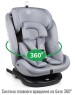 Автокресло детское SMART TRAVEL УУД Boss Isofix гр.0+/I/II/III, Light grey
