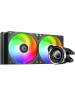 ID-COOLING Система водяного охлаждения FX240 Inf ARGB Soc-AM5/AM4/1200/1700/1851 белый 4-pin 27.2dB Al+Cu 300W Ret (FX240 INF WHITE)