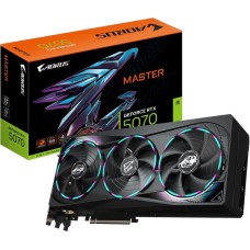 Видеокарта AORUS Видеокарта Gigabyte RTX5070 MASTER 12GB GDDR7 192bit 3xDP HDMI 3FAN RTL