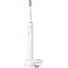 PHILIPS Электрическая зубная щетка Sonicare 1100 HX3641/01, насадки для щётки: 1 шт, цвет: белый и зеленый