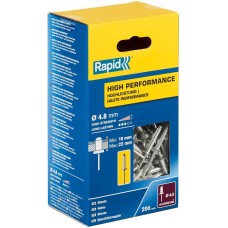 RAPID R:High-performance-rivet, 4.8 х 25 мм, 200 шт, алюминиевая высокопроизводительная заклепка (5001440)