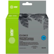 CACTUS Картридж струйный CS-C6615 №15 черный (44мл) для HP CC 310/DJ 810c/816c/825c/840c/843c/845c/916c/920c/940c/3810/3816/3820/3822/Fax 1230/DJ v30/v40/v45/ 5110/PSC 500/750/950 с чипом