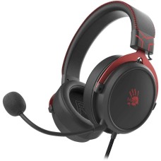 A4TECH Наушники с микрофоном Bloody M590i красный/черный 1м мониторные USB оголовье (M590I SPORTS RED)