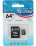 Карта памяти SMARTBUY (SB64GBSDCL10-01) MicroSDXC 64GB Class10 UHS-1 + адаптер