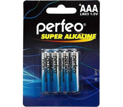 Элементы питания PERFEO LR03-4SH SUPER ALKALINE (60)