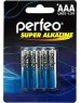 Элементы питания PERFEO LR03-4SH SUPER ALKALINE (60)