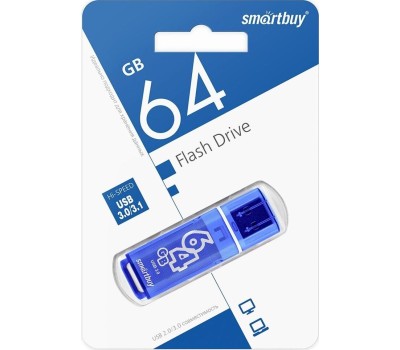 USB флеш SMARTBUY (SB64GBGS-DB) 64GB GLOSSY SERIES DARK BLUE USB 3.0